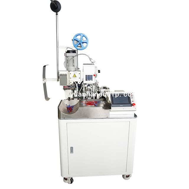 fully automatic wire rubber seals insertion terminal crimping machine