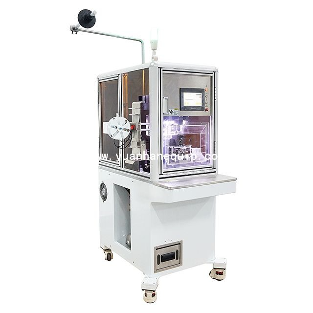 semi automatic cable stripping and rubber seals crimping machine