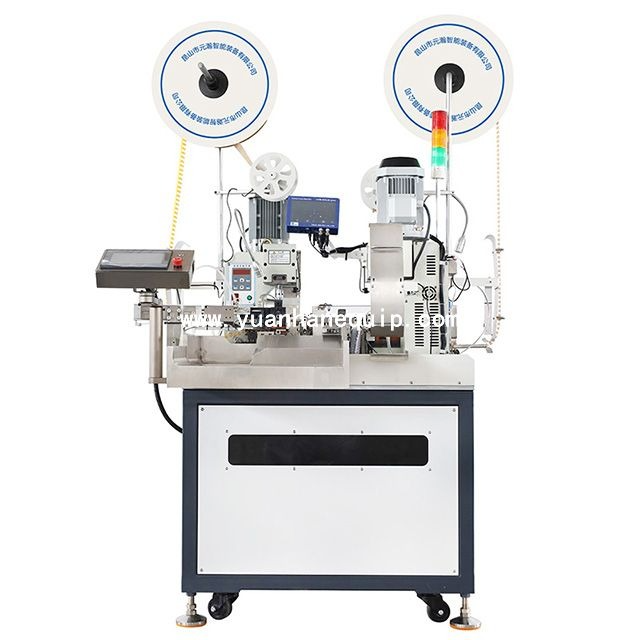 cable two sides crimping machine
