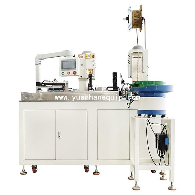 thermal protector crimping and housing connector inserting machine