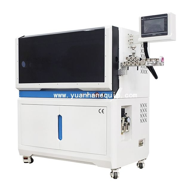 rotary blade braided cable cutting and stripping machine