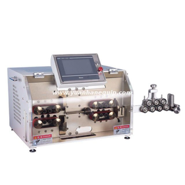 multi core cable cutting and stripping machine