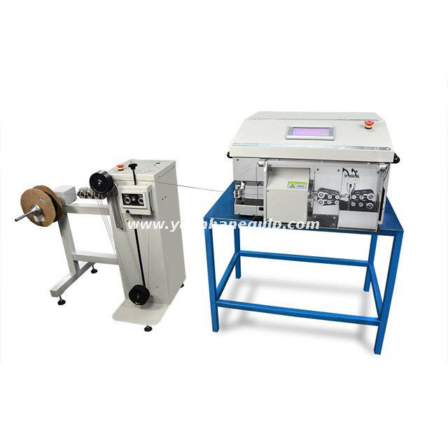 fully auto coaxial wire cutting stripping machine