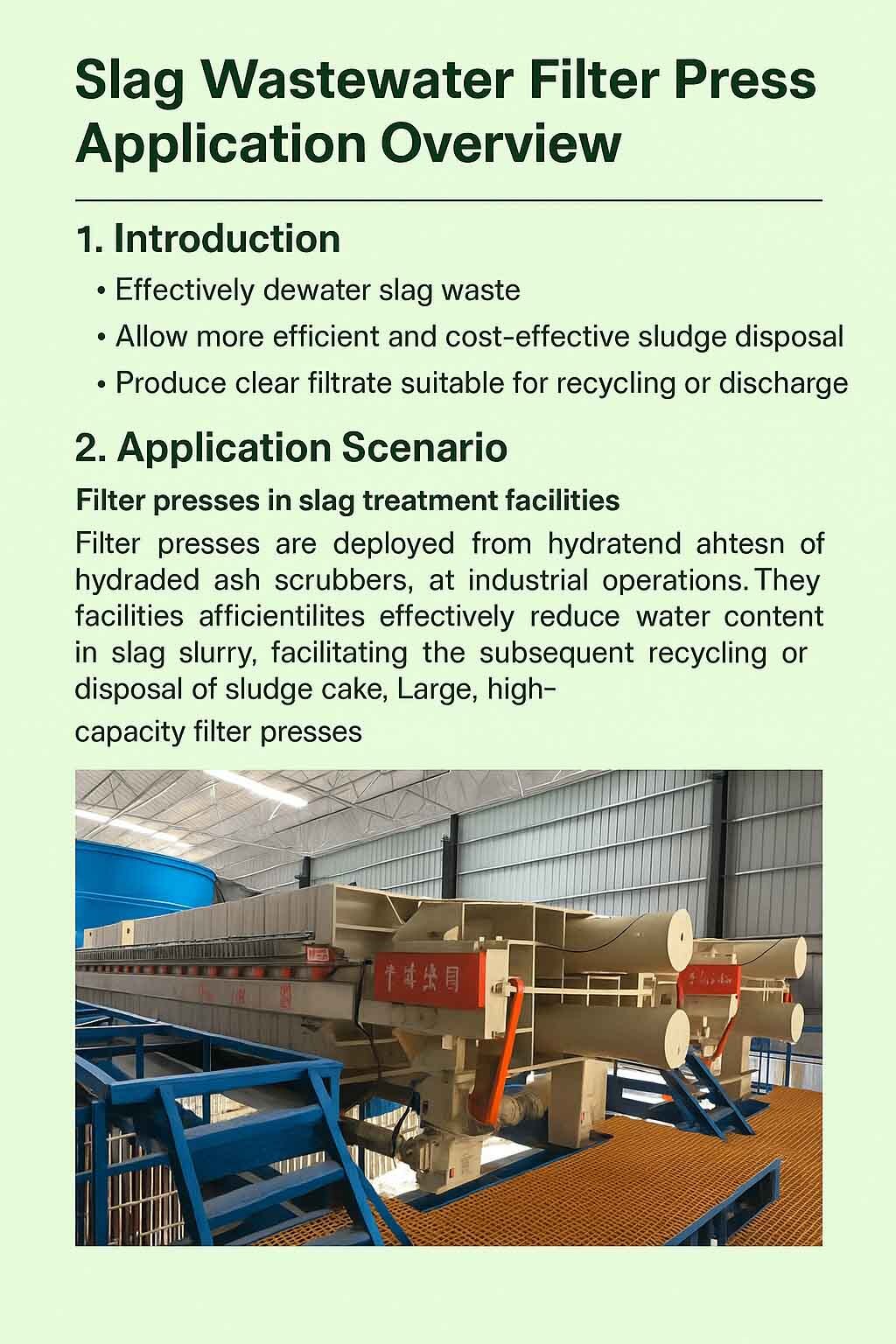 slag wastewater industry