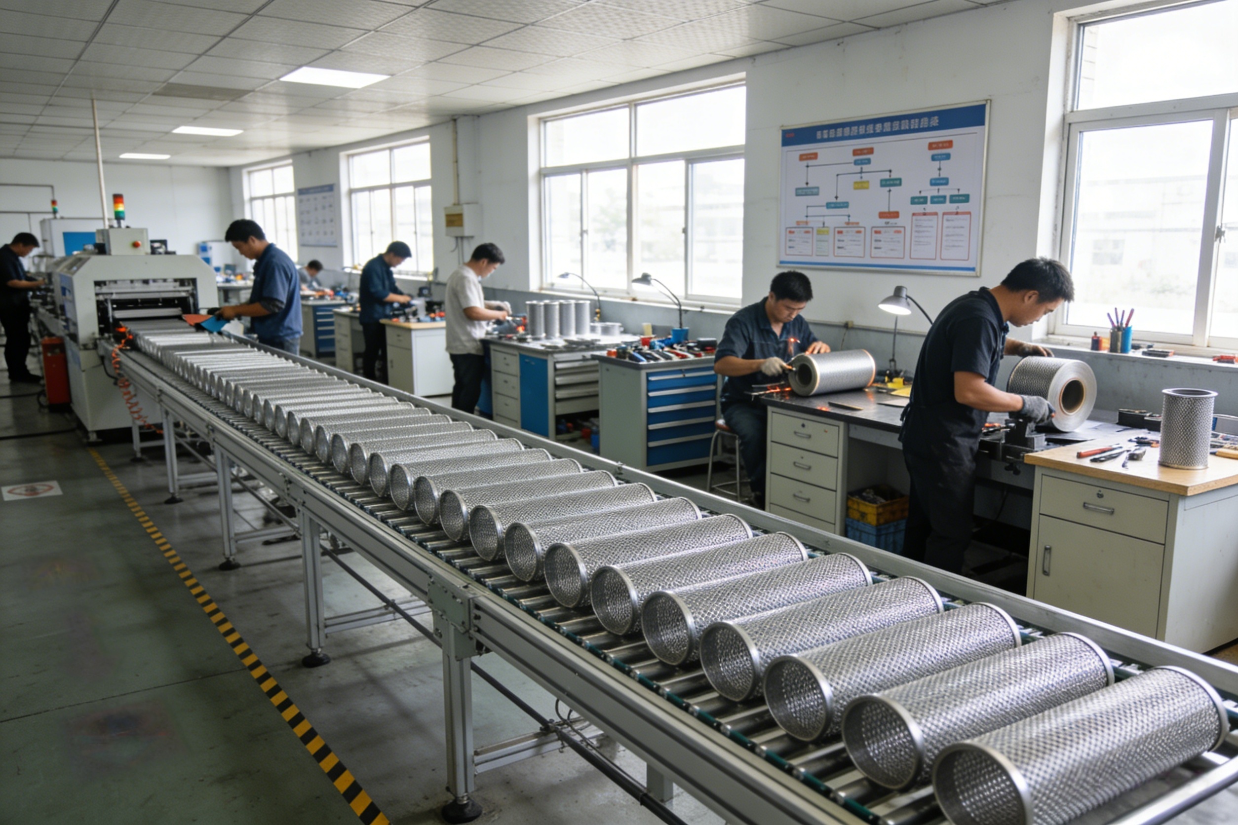 shuolong industry filter element production 1 (2)