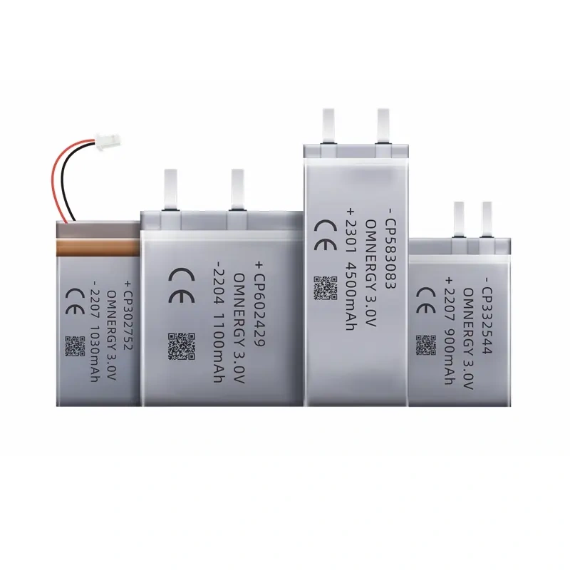 cp703235 3v 1800mah limno2 soft pack battery | slim 7.0mm cell