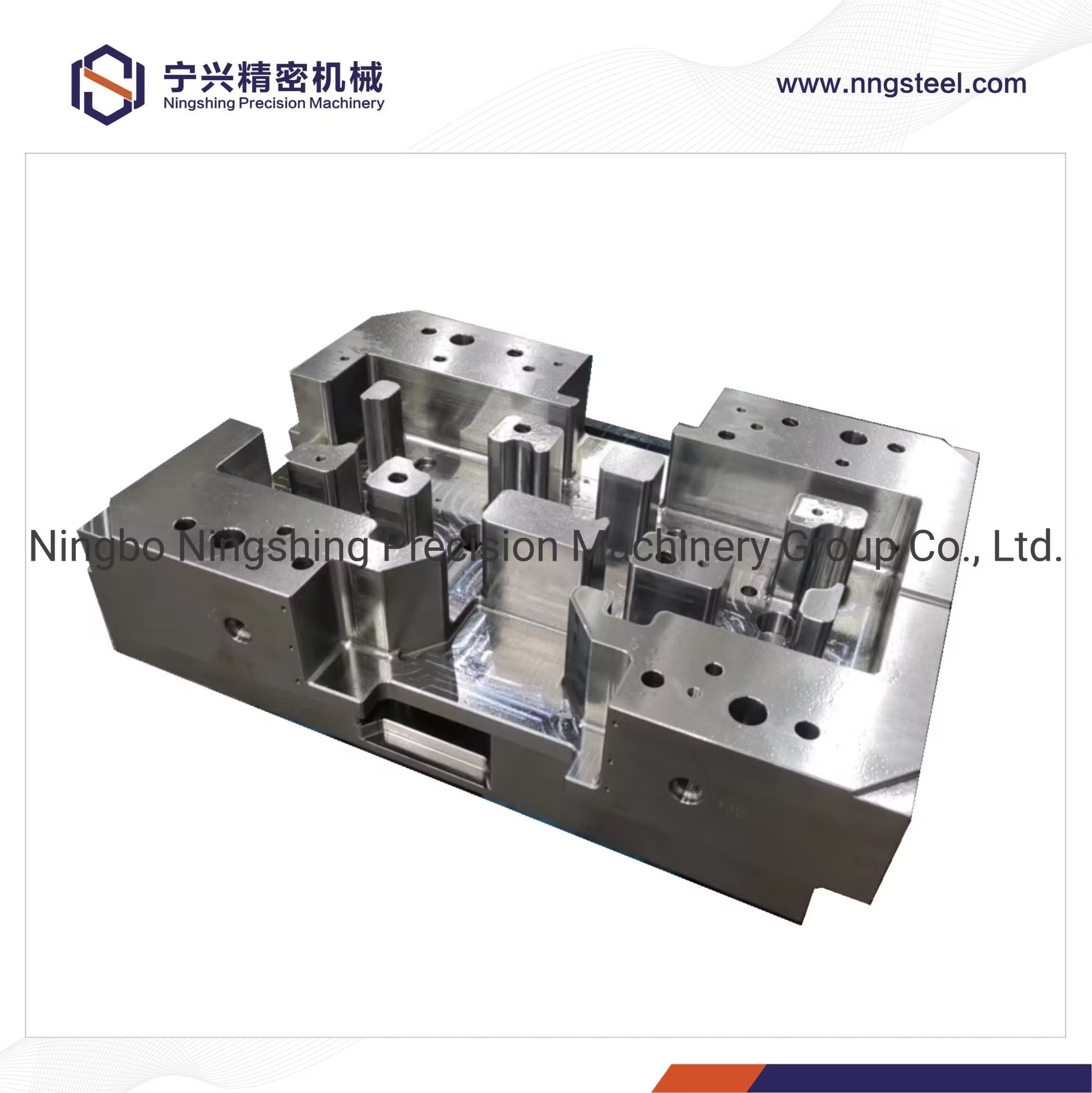 Custom Mid-Large Advanced Non Standard For Automotive Heavy Industry Plastic Industrial Mold Base - Image 6