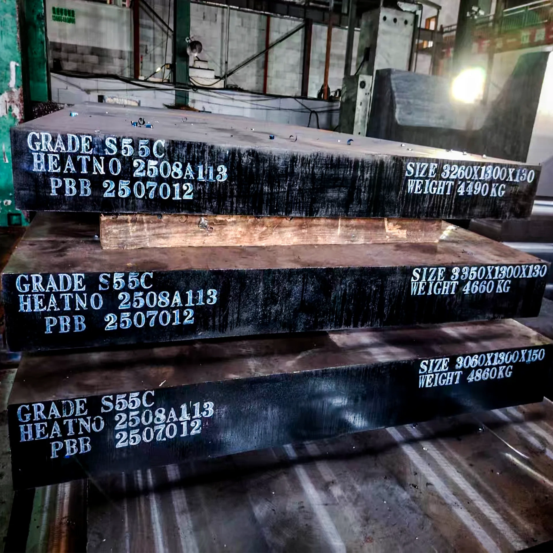 Alloy Steel with S55C S50c Forged Blocks Forged JIS Steel Plate Metal Sheet Pipe Flat Bar