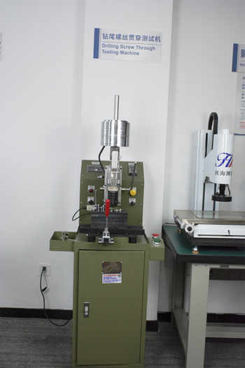 drilling screw through testing machine