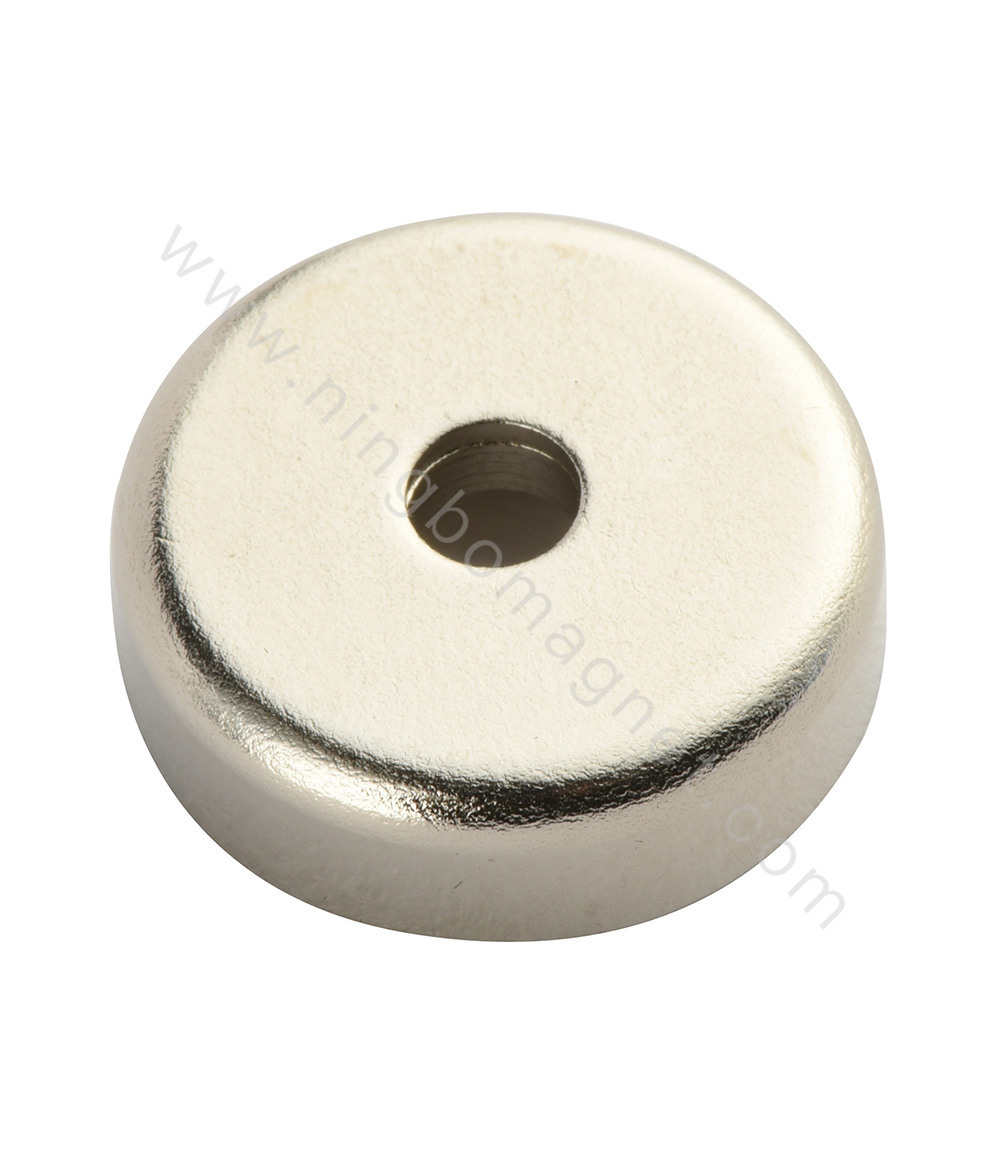NdFeB Magnet Type A Magnetic Pot With Nickel Coating