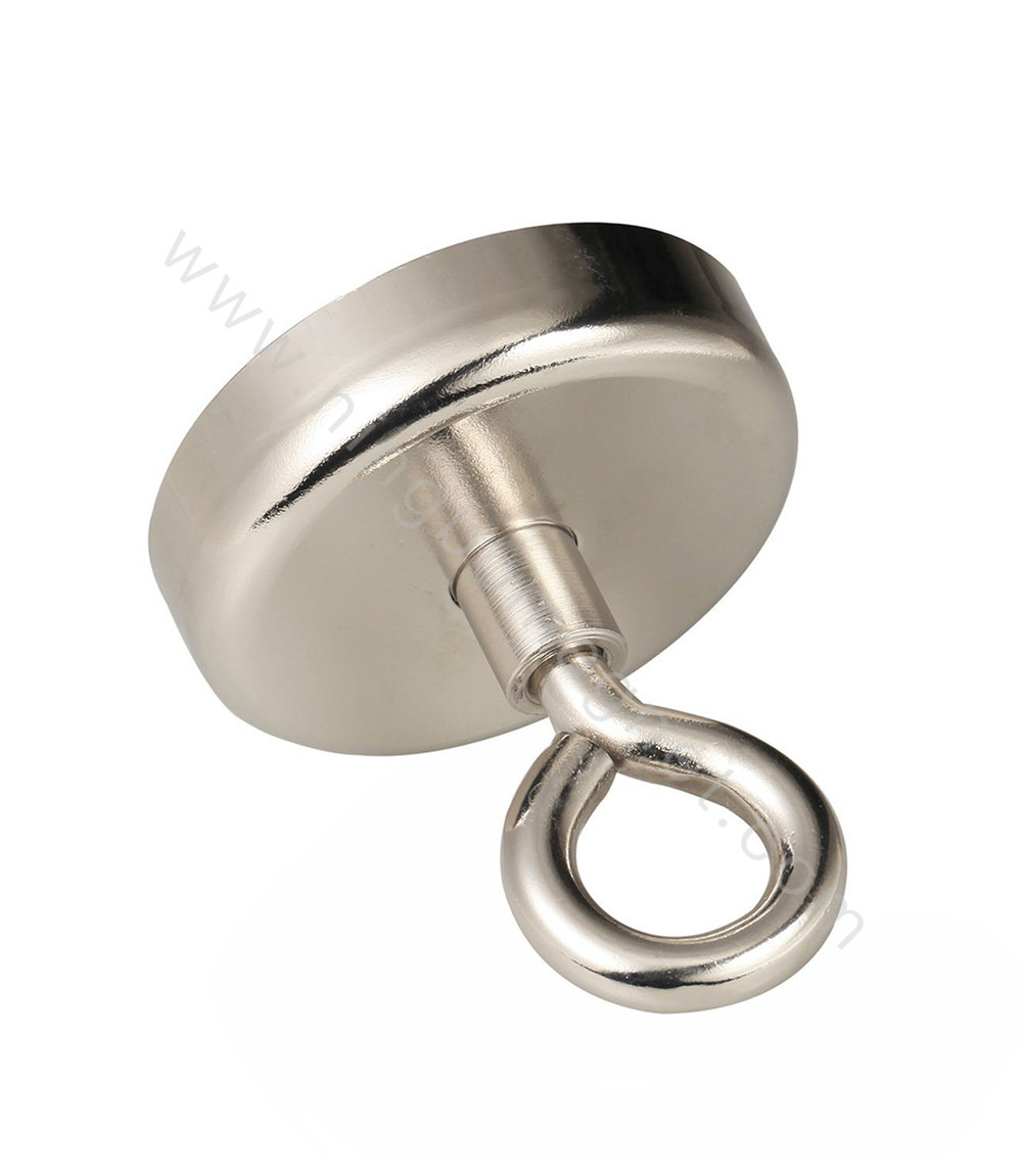 Type F Magnetic Hook With Nickel For Salvage In River Or Fishing