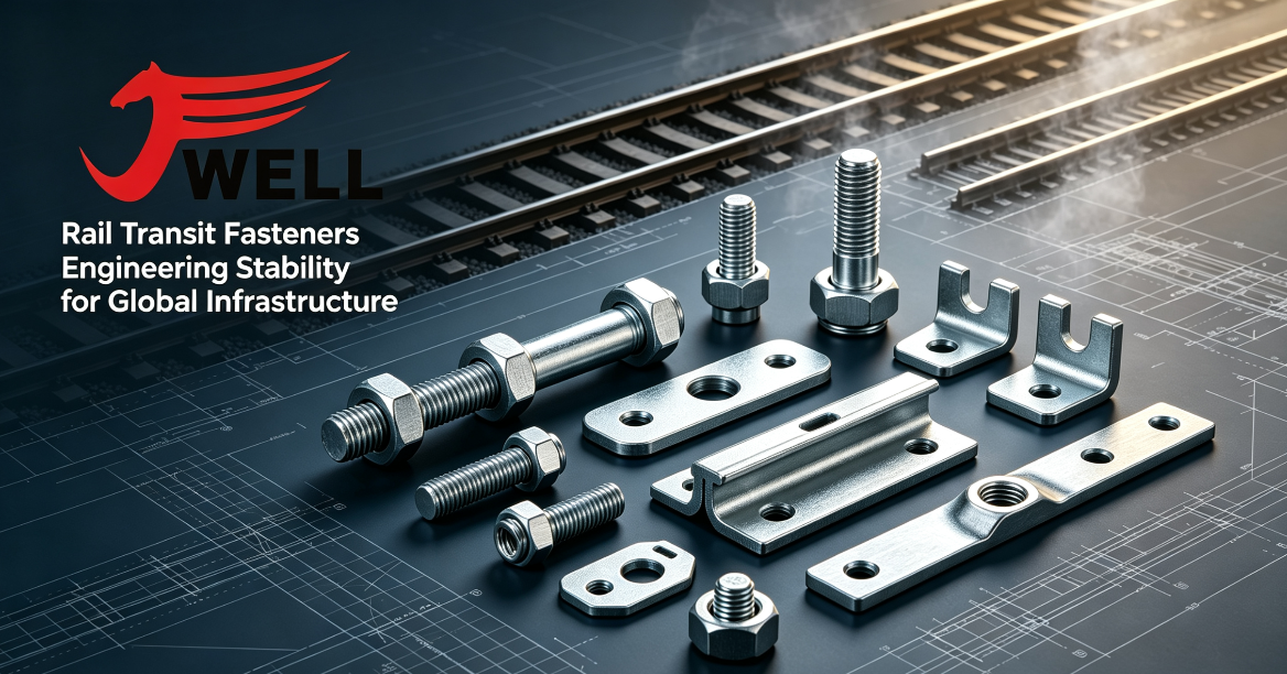 WELL rail transit fasteners including bolts, nuts and rail fastening plates
