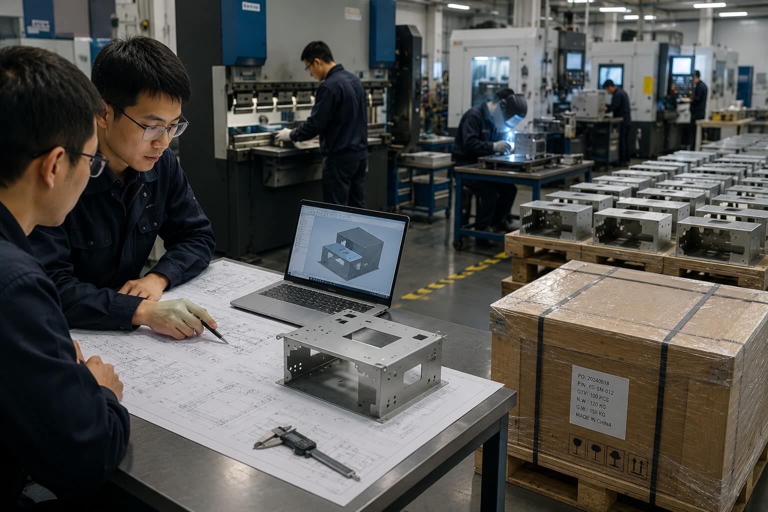 controlled quality from first article to final packing