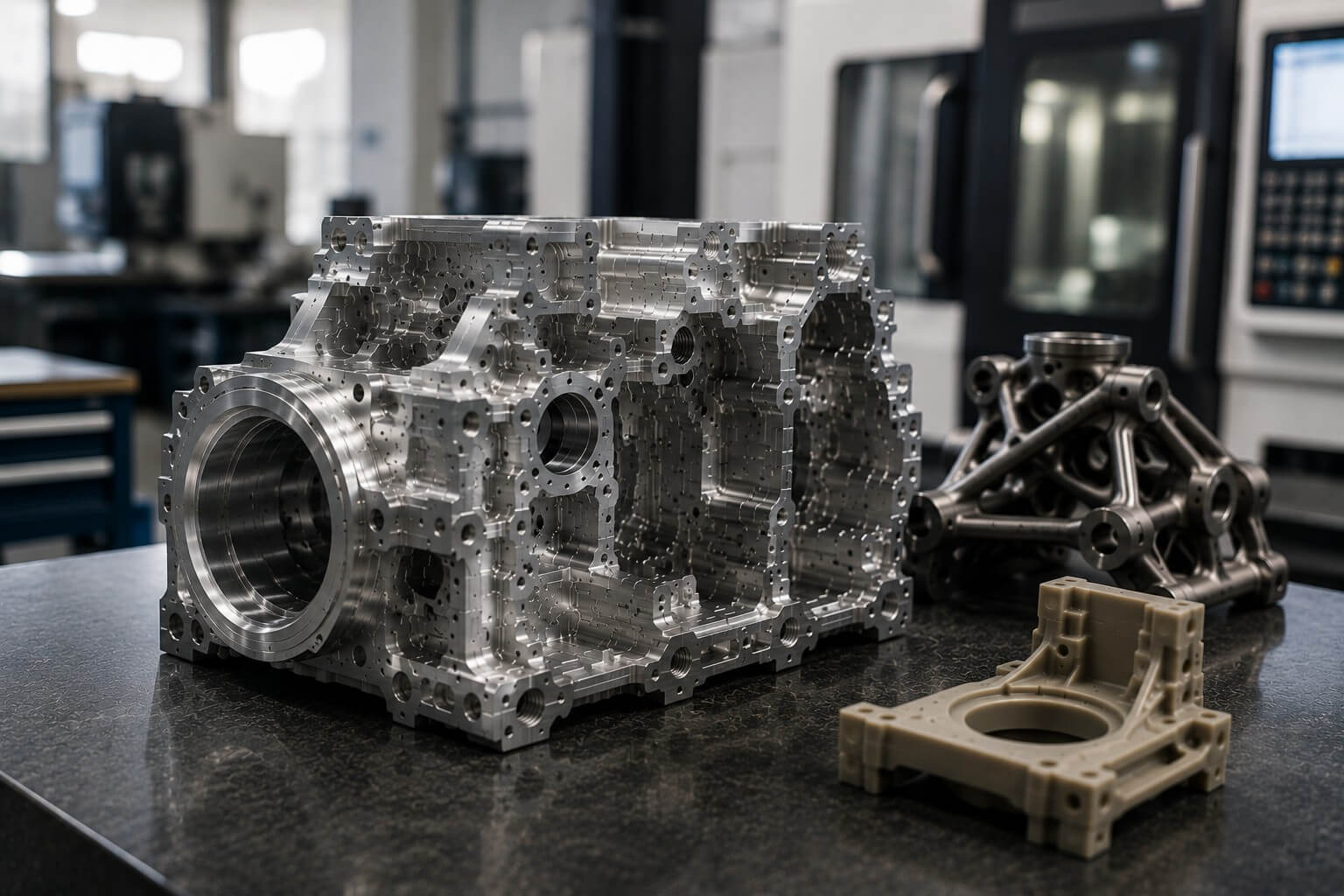 manufacturing strategies for complex cnc milled components