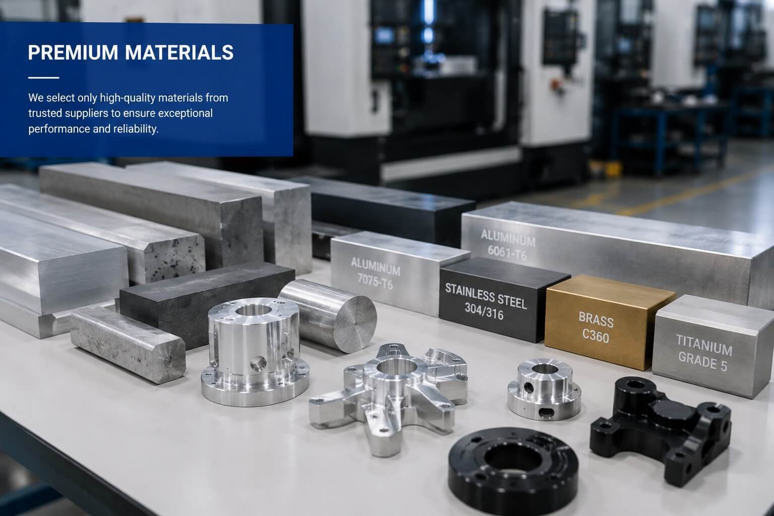 materials we machine