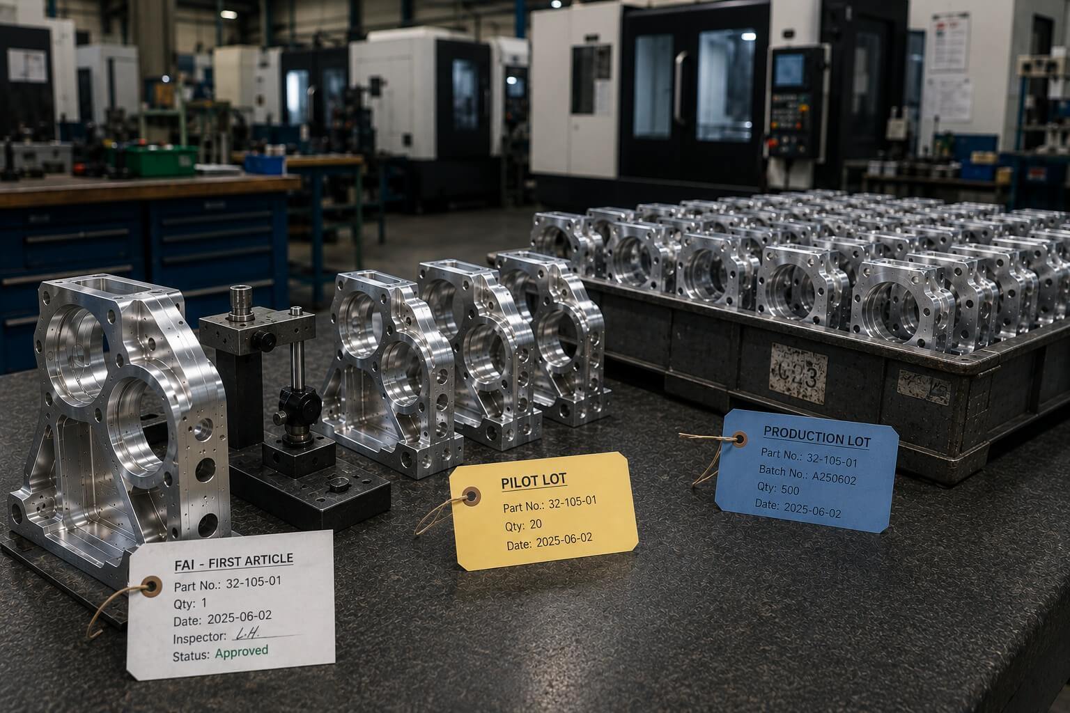one manufacturing partner from first article to repeat orders