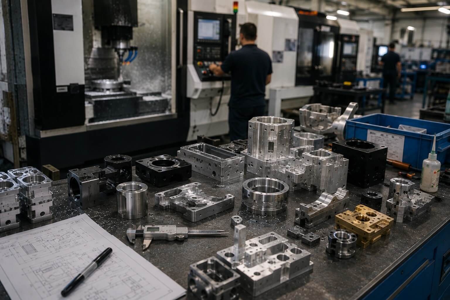 precision milled components manufactured to your drawings