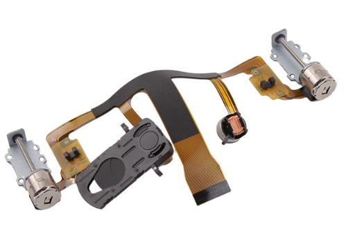 IRIS motor assembly for camera focus and aperture adjustment